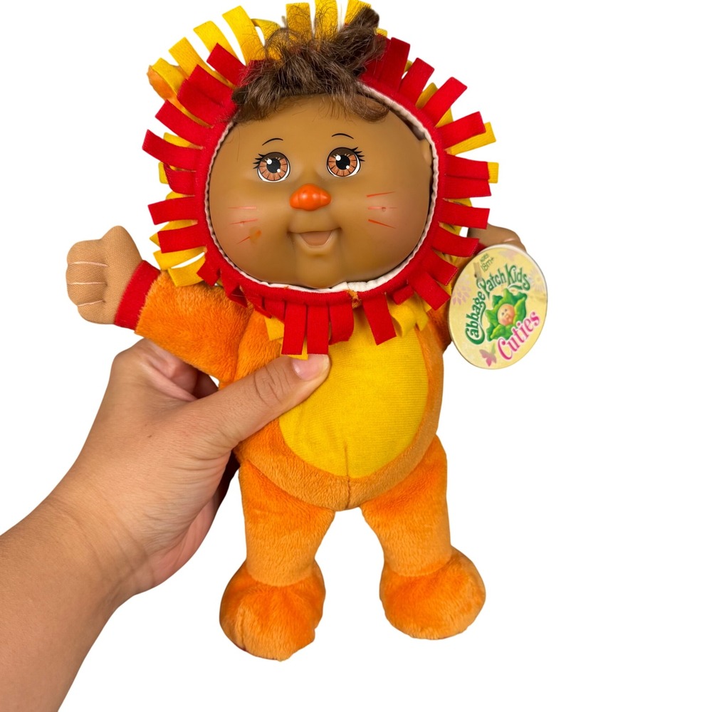 Cabbage Patch Kids Cuties Jaye Lion 9" Plush Doll CPK Original Tag